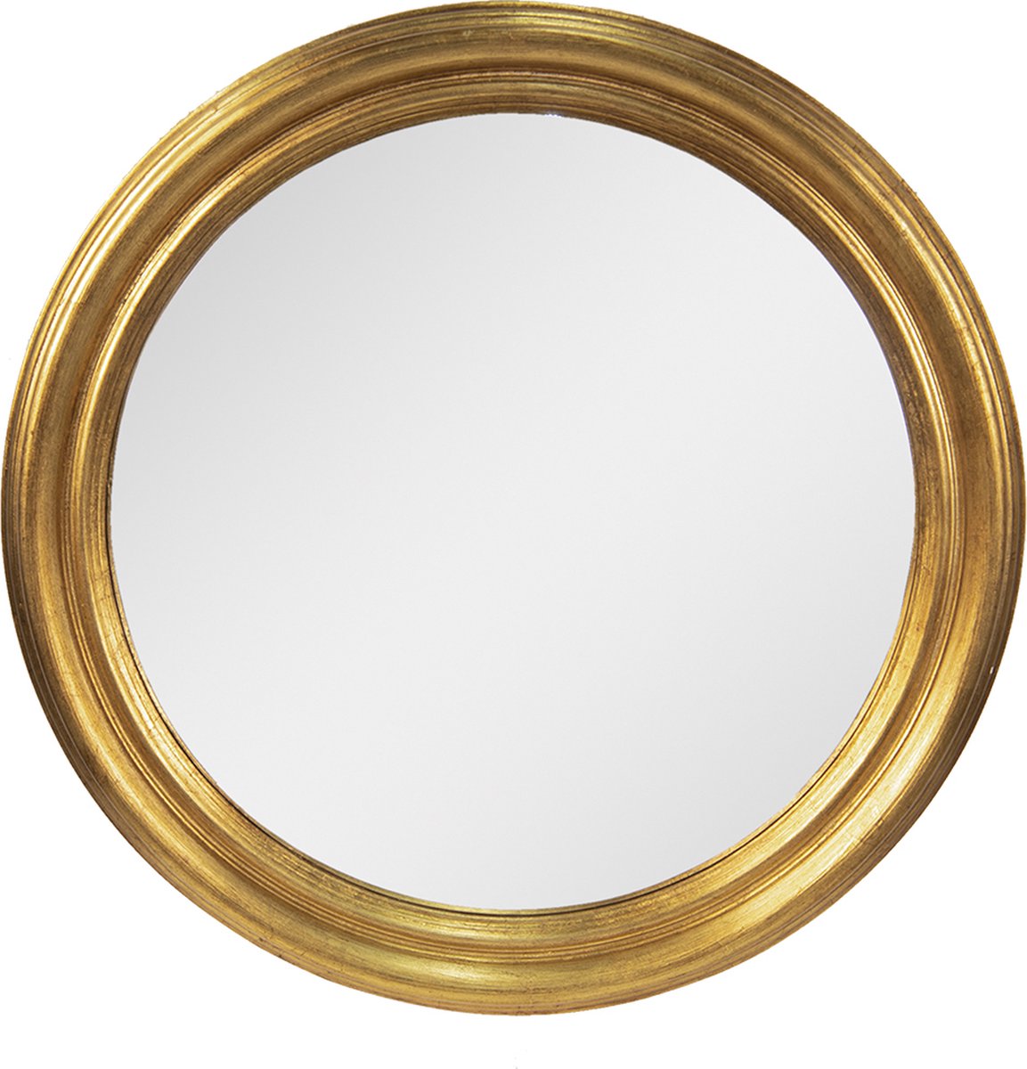 Spiegel Ø 59 cm Goudkleurig Hout