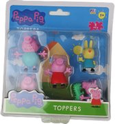 Peppa Pig Figuurtjes Toppeez familie - 5 Pack - 3+ jaar - Toppers - Speelgoed - Kinderen - Cadeau - Sinterklaas - Kerst