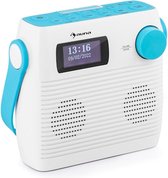auna Splash doucheradio - DAB+ / FM radio tuner - Bluetooth - CD / MP3 / USB - beschermingsklasse IPX4