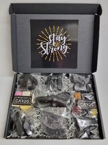 Drop Box - | Box met 9 verschillende populaire dropsoorten en Mystery Card 'Stay Strong' met geheime boodschap | Verrassingsbox | Snoepbox
