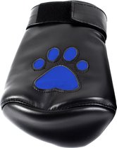 Banoch - Perrito Mittones - dog paws mittens bondage - PU Leer - blauw voetje - puppy play