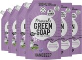 Marcel's Green Soap Handzeep Lavendel & Rosemarijn - handzeep navulling - 6 x 500 ml - bevat plantaardige glycerine