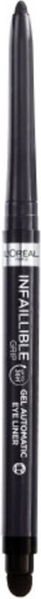 L’Oréal Paris Infaillible 36H Grip Gel Automatic Eyeliner - Taupe Grey - Grijs - Opdraaibaar gelpotlood met een handige sponsapplicator - 5g