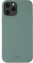 Holdit - iPhone 12 Pro Max, hoesje silicone, mos groen