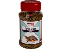 Vivani schildpadden sticks bruin - voer - 500ml/150gram