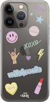 xoxo Wildhearts case voor iPhone 13 Pro Max - Wildhearts Icons - xoxo Wildhearts Transparant Case