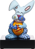 Goebel - Romero Britto | Decoratief beeld / figuur Blue Rabbit 32 | Porselein - Pop Art - 32cm - Limited Edition
