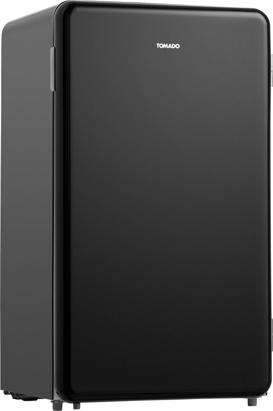 Koelkast: Tomado TRT4701B -  Retro tafelmodel koelkast - 93 liter - 2 draagplateaus - Zwart, van het merk Tomado
