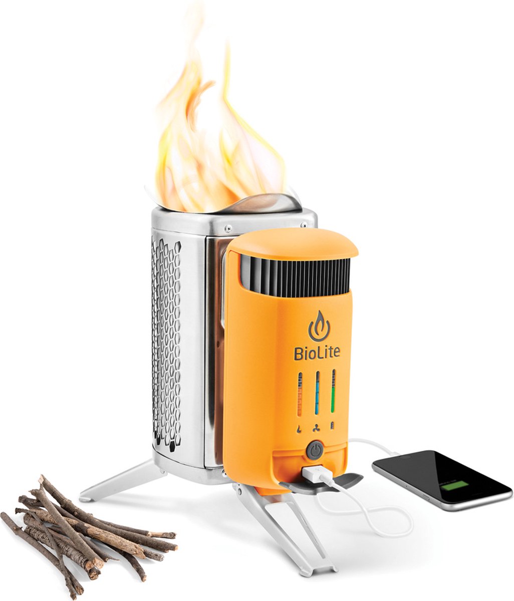 Biolite - Campstove 2+ inclusief Portable Grill -Kooktoestel powerbank en oplader in één! – foto 6