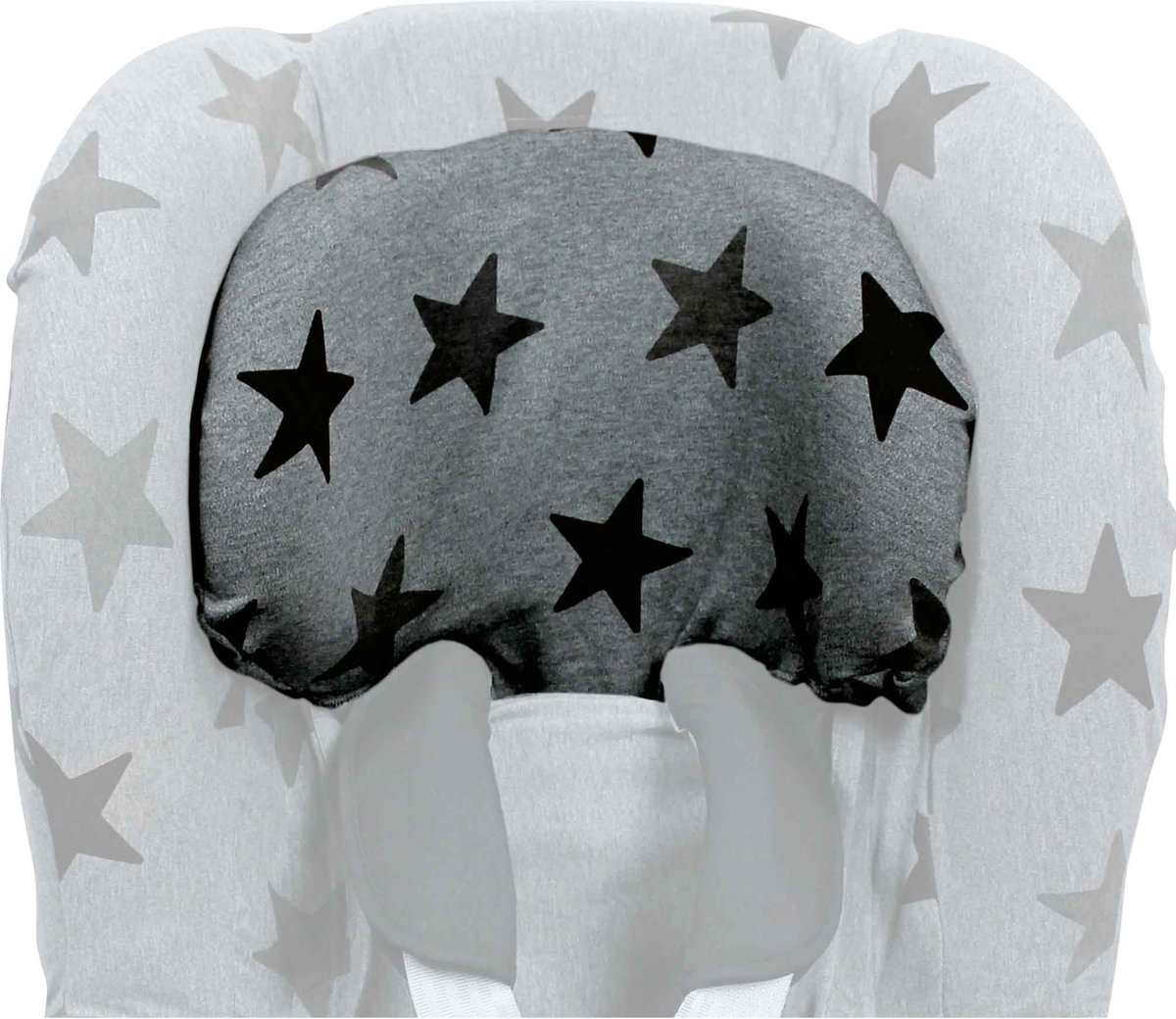 Dooky Seat Cover Groep 1 Autostoel hoes Grey Star - Universele Autostoelhoes Maxi Cosi CabrioFix, Maxi Cosi hoes Pebble, Maxicosi hoes, Cybex en meer - Autostoelhoes Baby Universeel – foto 3