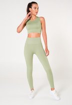 Formactive seamles sportlegging en top-Mintgroen-M/L -Fitness-Dagelijks gebruik-High waist-Comfortabel-Yoga-Gym-1550