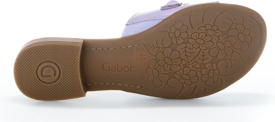 Gabor Comfort - Leren slippers met plateauzool - zwart Gabor Comfort - Leren slippers met plateauzool - zwart