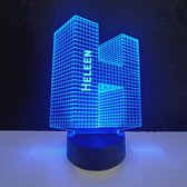 3D LED Lamp - Letter Met Naam - Heleen