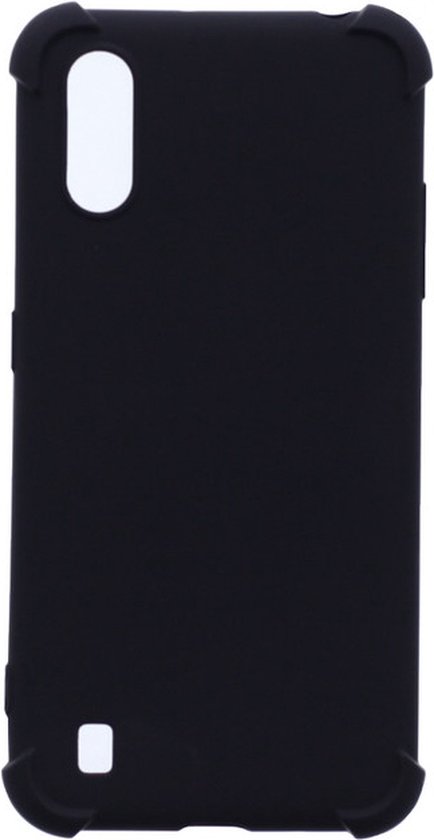 Coque antichoc Convient pour : Samsung Galaxy A10 Anti Shock Silicone - Zwart - ZT Accessoires