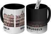 Magic Mug - Photo on Warmth Mugs - Coffee Mug - Brussels - België - Maisons - Magic Mug - Cup - 350 ML - Tea Mug - Sinterklaas decoration - Handout gifts for children - Shoe presents Sinterklaas