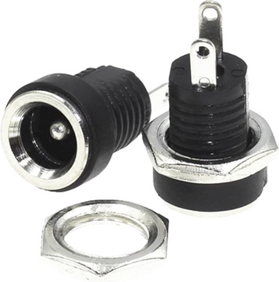 2.1mm X 5.5mm DC Female Metal Power Jack Panel Mount Connector In Pakistan - Foto 2