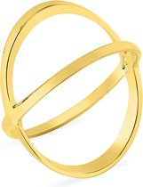 Goud Plated Vlinder Ring
