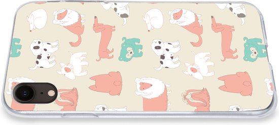 Coque iPhone XR - Motif - Chien - Puppy - Garçons - Filles - Enfants - Kids - Coque de téléphone en Siliconen