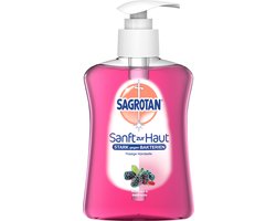 Sagrotan Vloeibare Handzeep 250 ml | Bramen & Wilde Bessen - Verzorgende Handzeep - Zacht voor de huid - Sagrotan Hygiene Handzeep