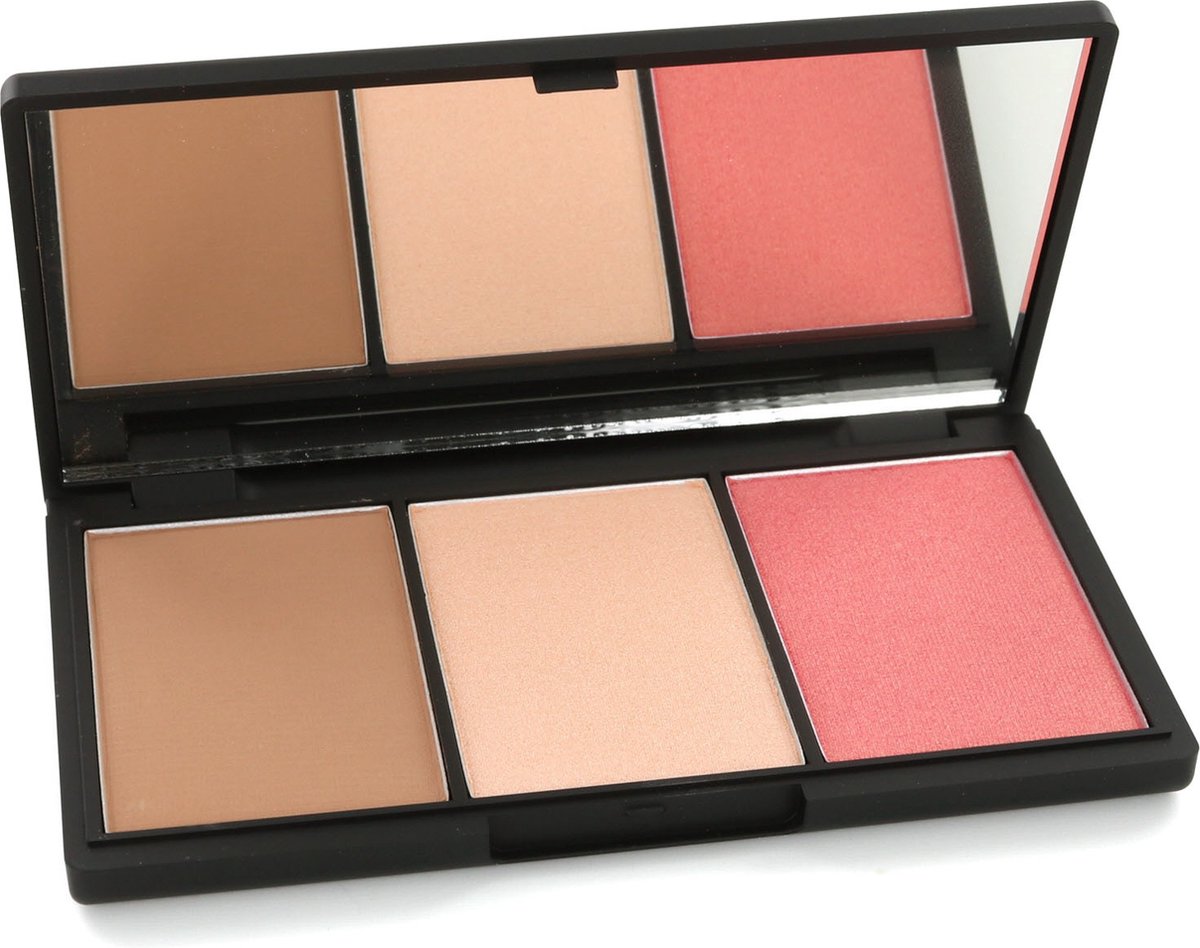 Sleek Face Form Contouring & Blush Palette - Light