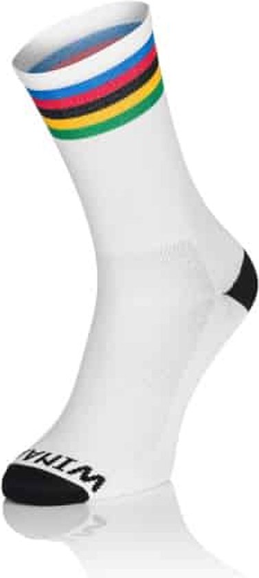 Chaussettes de cyclisme Winaar Champ Wit Taille XS (36-38)