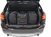 BMW X1 2015+ 4 pièces Sacs de voyage personnalisés Accessoires de vêtements pour bébé' organisateur de coffre intérieur de voiture