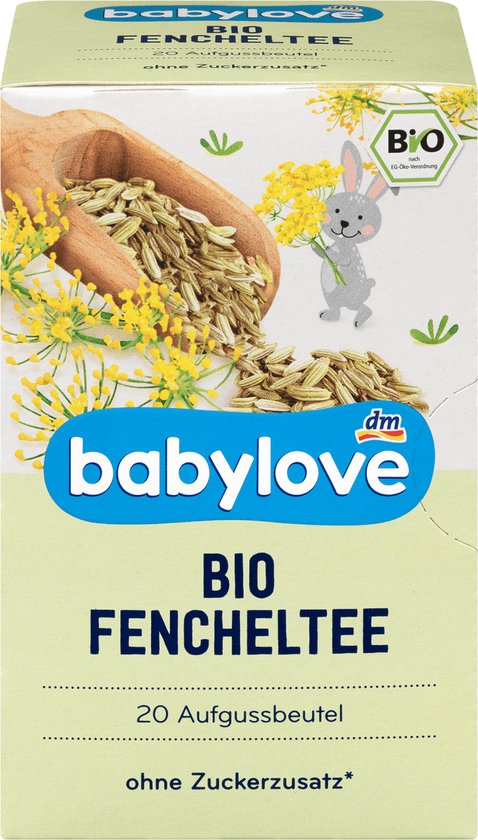 babylove Babymaaltijd - Baby Thee Biologische Venkel vanaf 5 maanden, 40 g  - 1 STUK | bol.com