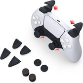 Professionele Thumb Grips & Triggers set Geschikt voor: PS5 | Playstation 5 | Thumbsticks Cover | Controller Grip | Siliconen | Controller Bescherming | Protection | Gaming Accessoire | Skins | Controller Buttons | Controller Caps | Next Gen