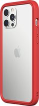 Apple iPhone 12 Pro Max Hoesje - Rhinoshield - CrashGuard NX Serie - Hard Kunststof Bumper - Rood - Hoesje Geschikt Voor Apple iPhone 12 Pro Max