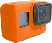 Mobigear Hoesje geschikt voor GoPro Hero 5 Hoesje Flexibel Siliconen | Mobigear Classic - Oranje