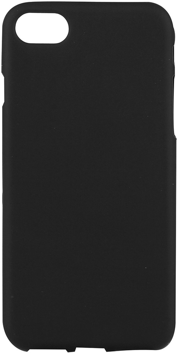 Mobigear Hoesje geschikt voor Apple iPhone SE (2020) Telefoonhoesje Flexibel TPU | Mobigear Colors Backcover | iPhone SE (2020) Case | Back Cover - Zwart
