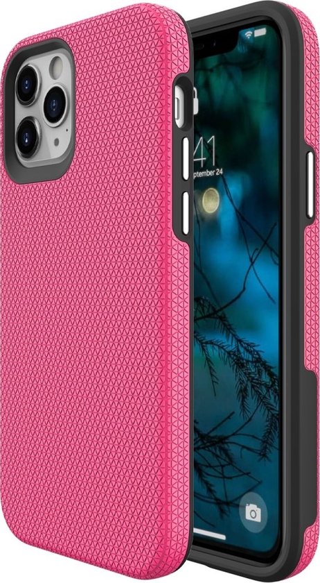 Apple Iphone 12 Pro Hoesje Mobigear Antislip Serie Hard Kunststof Backcover Bol Com