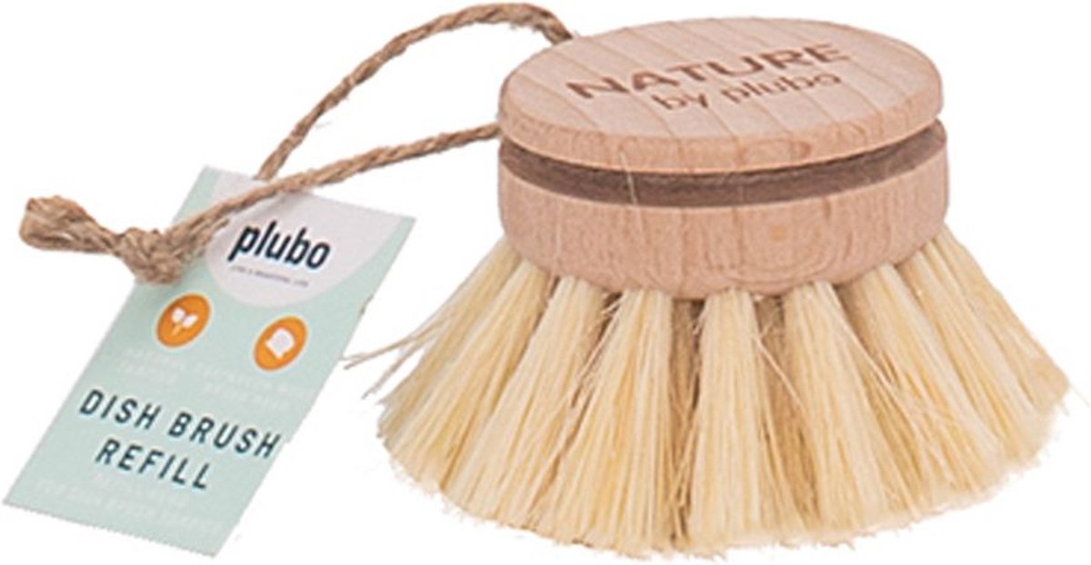 Goedkoopste Plubo Wood Afwasborstel Vervangkop Tampico
