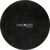 Thorens Leather turntable mat zwart Platenspeleraccessoire