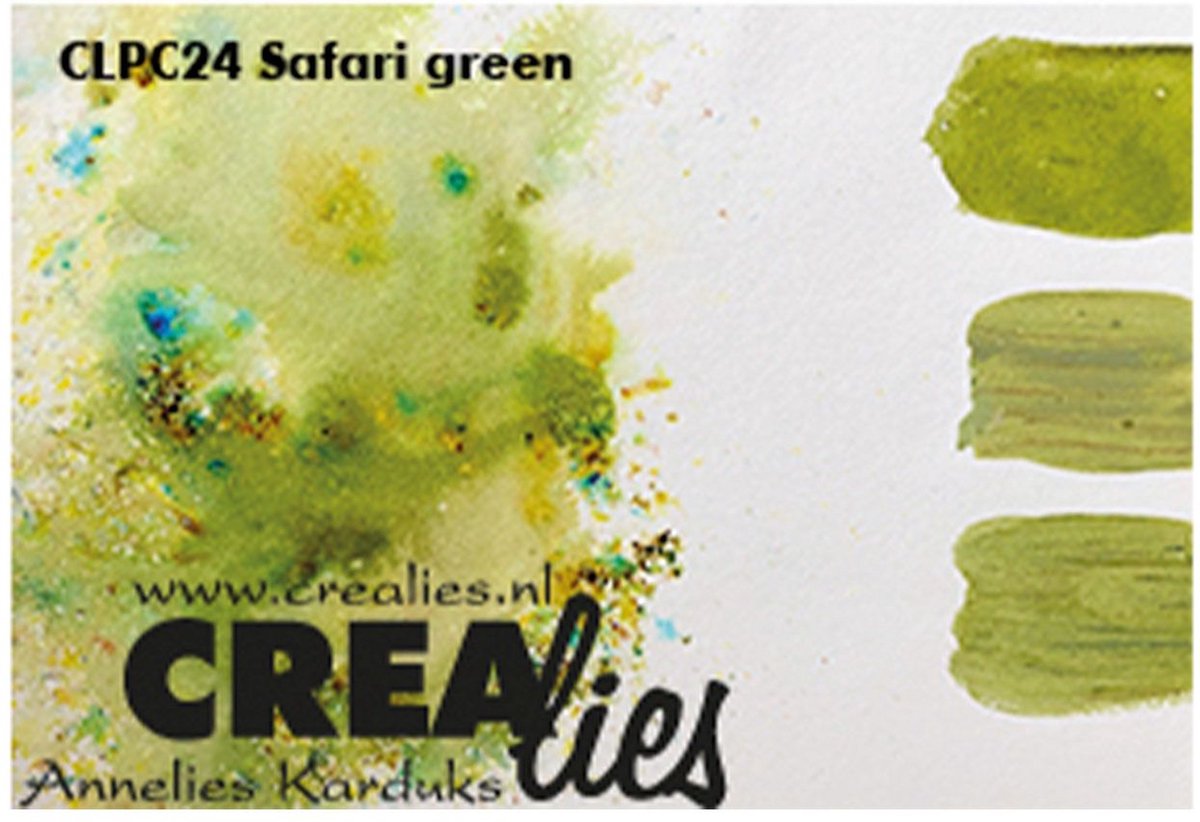 Crealies Pigment Colorzz - 15ml - Safari groen