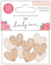 The Paper Boutique Wooden shapes - Lovely days