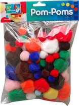 Pompon assorti 100 pcs.