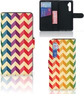 Leuk Telefoonhoesje Xiaomi Mi Note 10 Lite Smartphone Hoesje Zigzag Color