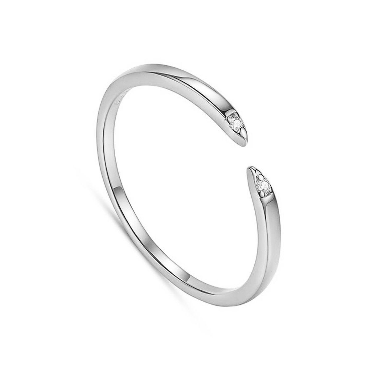 Multimaat ring zilver 925 Aria II - Zilverkleurige ringen van Sophie Siero - Geschenkverpakking - Sieraad