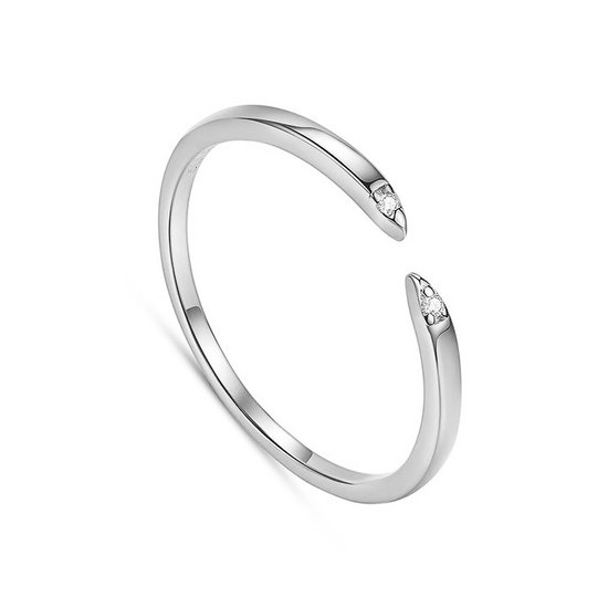 Multimaat ring zilver 925 Aria II - Zilverkleurige ringen van Sophie Siero - Geschenkverpakking - Sieraad