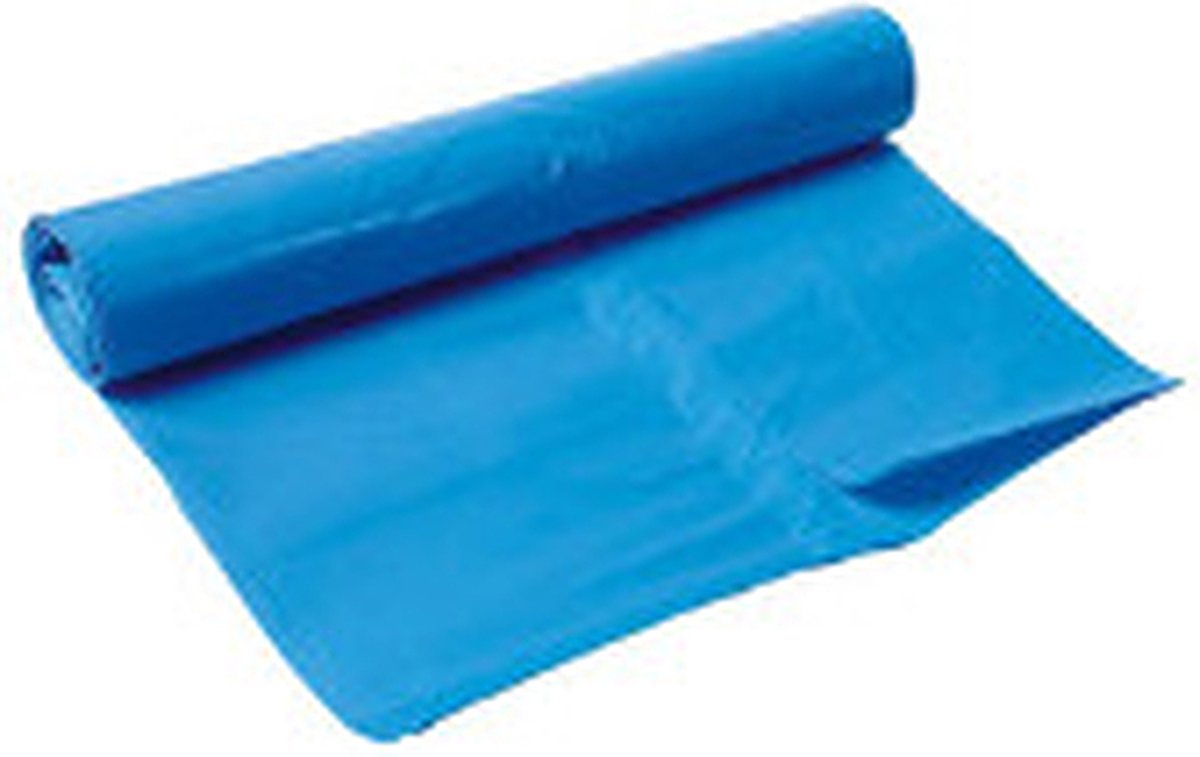 Blauwe vuilniszak | 80 x 110 cm | rol 20 st. | Afvalzak | LDPE