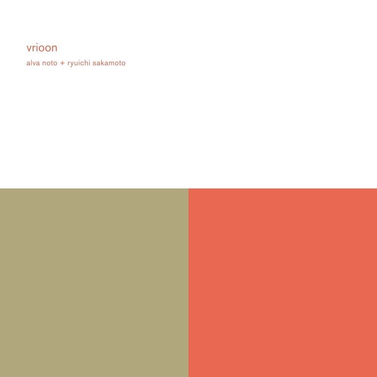 Alva Noto + Ryuichi Sakamoto - Vrioon (CD) (Remastered)