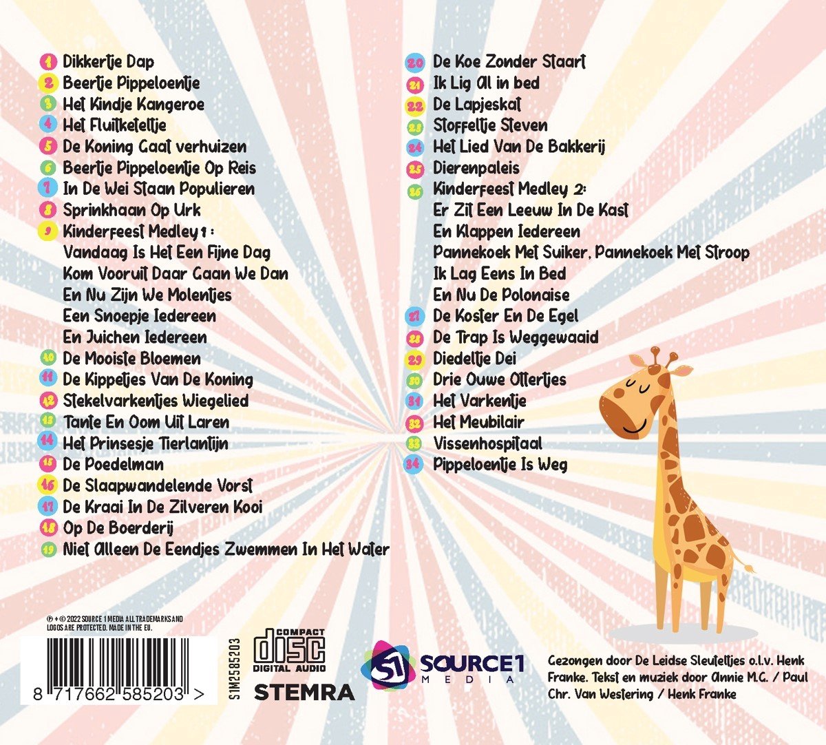 De Leidse Sleuteltjes De Mooiste Kinderliedjes Van Annie M.G. Schmidt (CD), De... bol
