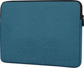 Mobigear Laptophoes geschikt voor Polyester Laptop | Mobigear Solid Sleeve (max 35 cm x 24,1 cm) Laptoptas Groen