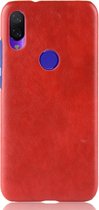 Mobigear Hoesje geschikt voor Xiaomi Redmi 7 Telefoonhoesje Hardcase | Mobigear Excellent Backcover | Redmi 7 Case | Back Cover - Rood