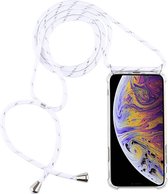 Mobigear Doorzichtig Telefoonhoesje geschikt voor Apple iPhone XS Max Flexibel TPU | Mobigear Lanyard Hoesje met koord | Doorzichtig Hoesje iPhone XS Max - Transparant