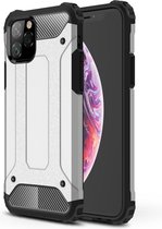 Mobigear Hoesje geschikt voor Apple iPhone 11 Pro Max Telefoonhoesje Hardcase | Mobigear Outdoor Backcover Shockproof | Schokbestendig iPhone 11 Pro Max Telefoonhoesje | Anti Shock Proof - Zilver