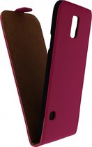 Mobilize Ultra Slim Flipcase Hoesje - Geschikt voor Samsung Galaxy S5 Plus - Gsm case - Roze