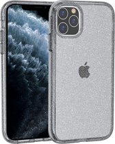 Mobigear Hoesje geschikt voor Apple iPhone 11 Pro Max Telefoonhoesje Hardcase | Mobigear Glitter Backcover | iPhone 11 Pro Max Case | Back Cover - Grijs
