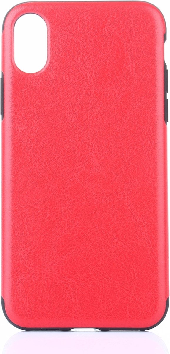 Mobigear Hoesje geschikt voor Apple iPhone XS Max Telefoonhoesje Flexibel TPU | Mobigear Excellent Backcover | iPhone XS Max Case | Back Cover - Rood